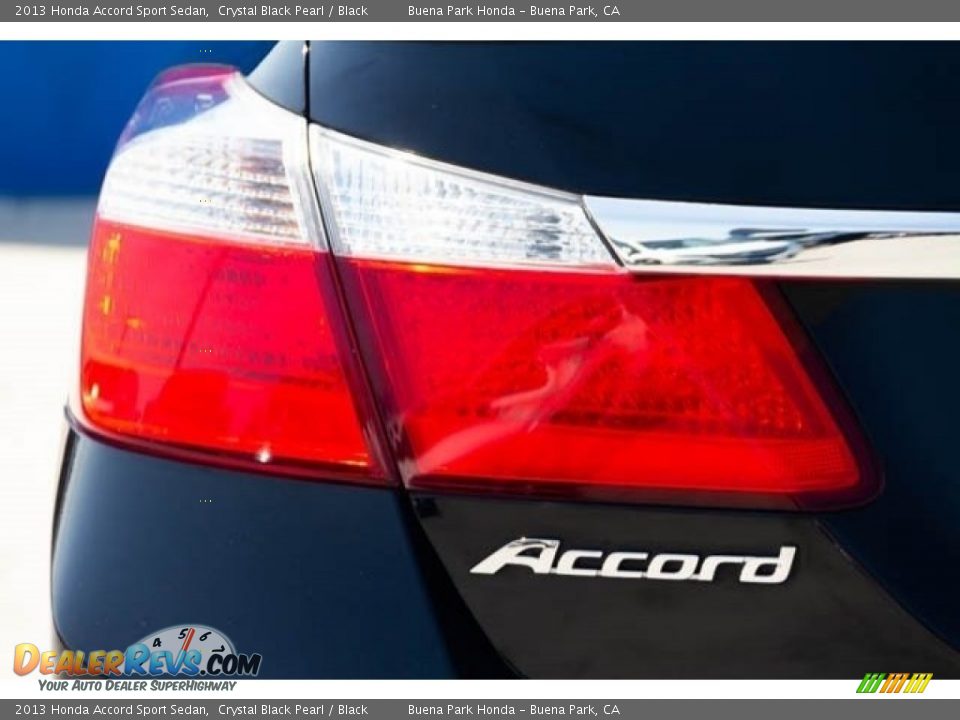 2013 Honda Accord Sport Sedan Crystal Black Pearl / Black Photo #11