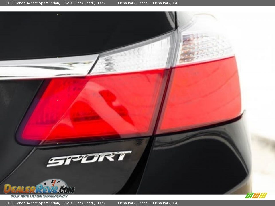 2013 Honda Accord Sport Sedan Crystal Black Pearl / Black Photo #12