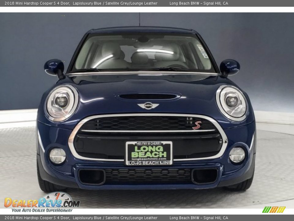 2018 Mini Hardtop Cooper S 4 Door Lapisluxury Blue / Satellite Grey/Lounge Leather Photo #2