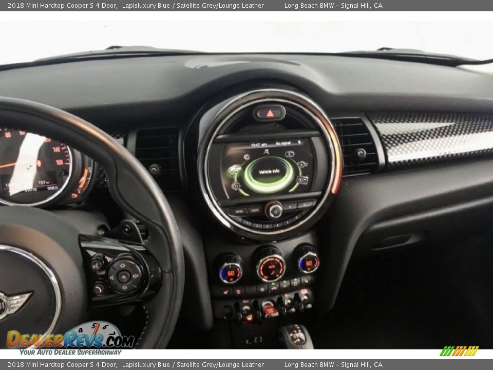 2018 Mini Hardtop Cooper S 4 Door Lapisluxury Blue / Satellite Grey/Lounge Leather Photo #5