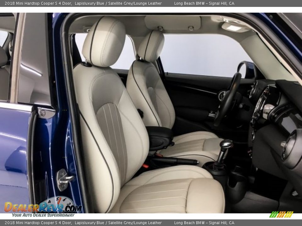 Satellite Grey/Lounge Leather Interior - 2018 Mini Hardtop Cooper S 4 Door Photo #6