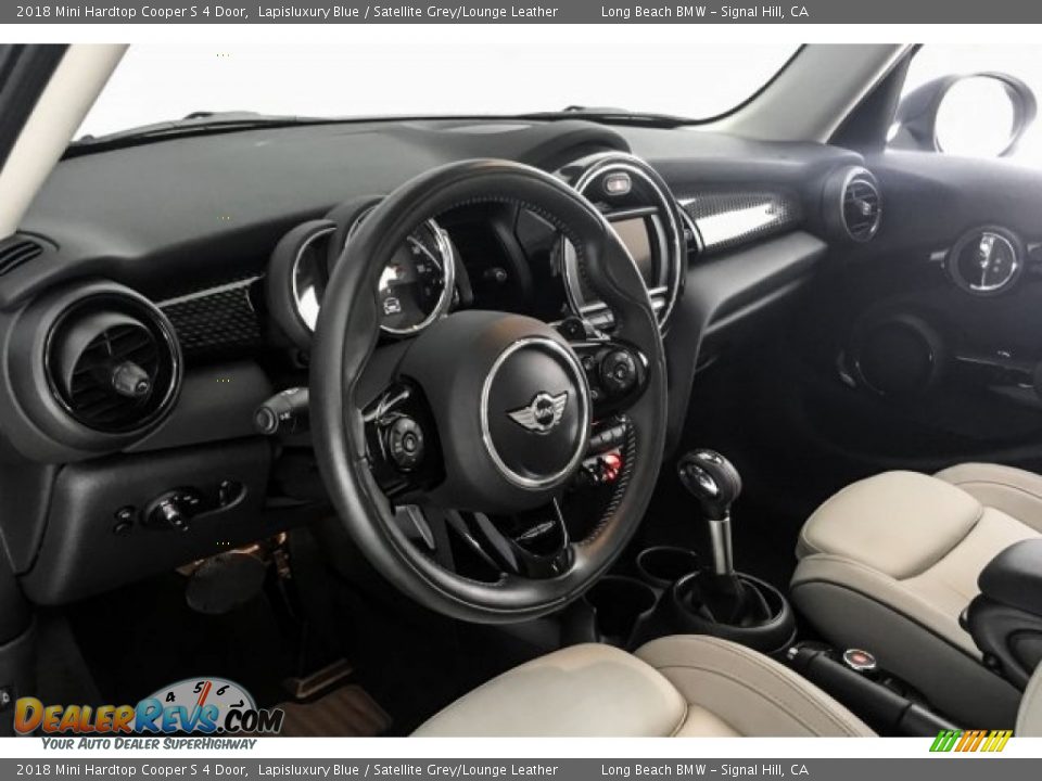 2018 Mini Hardtop Cooper S 4 Door Lapisluxury Blue / Satellite Grey/Lounge Leather Photo #19