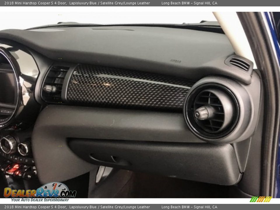 2018 Mini Hardtop Cooper S 4 Door Lapisluxury Blue / Satellite Grey/Lounge Leather Photo #23