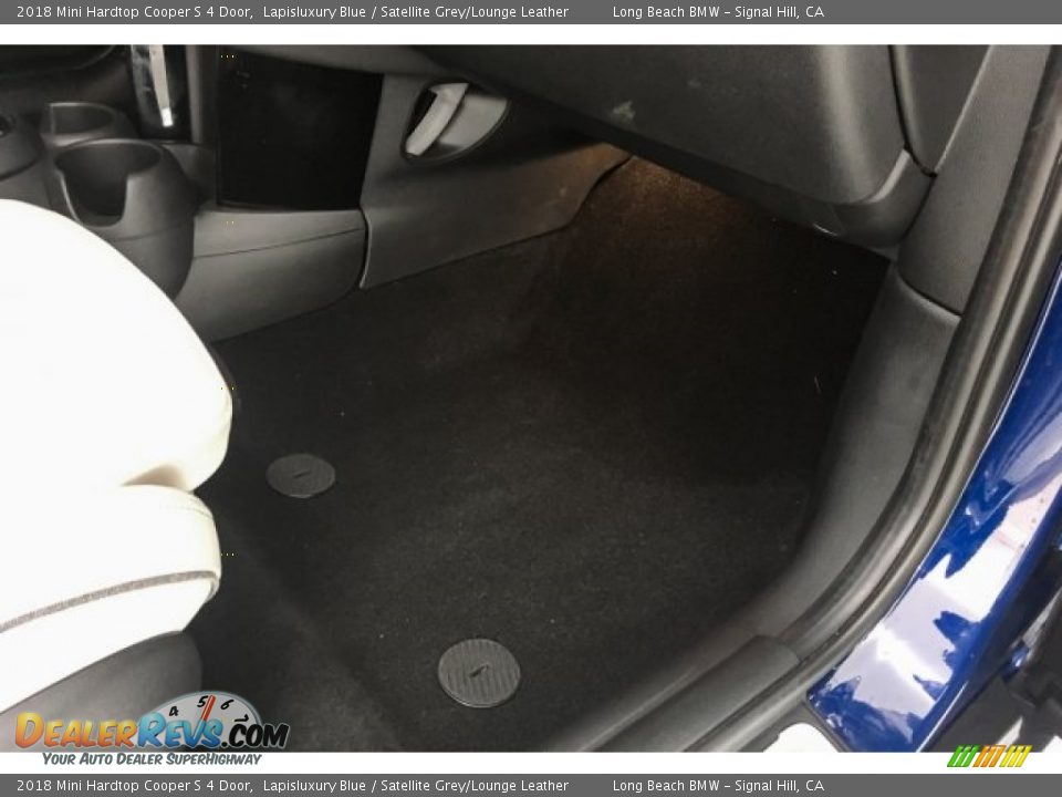 2018 Mini Hardtop Cooper S 4 Door Lapisluxury Blue / Satellite Grey/Lounge Leather Photo #24
