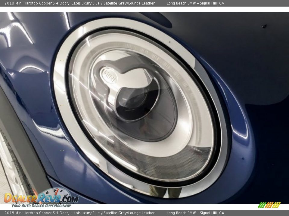 2018 Mini Hardtop Cooper S 4 Door Lapisluxury Blue / Satellite Grey/Lounge Leather Photo #27
