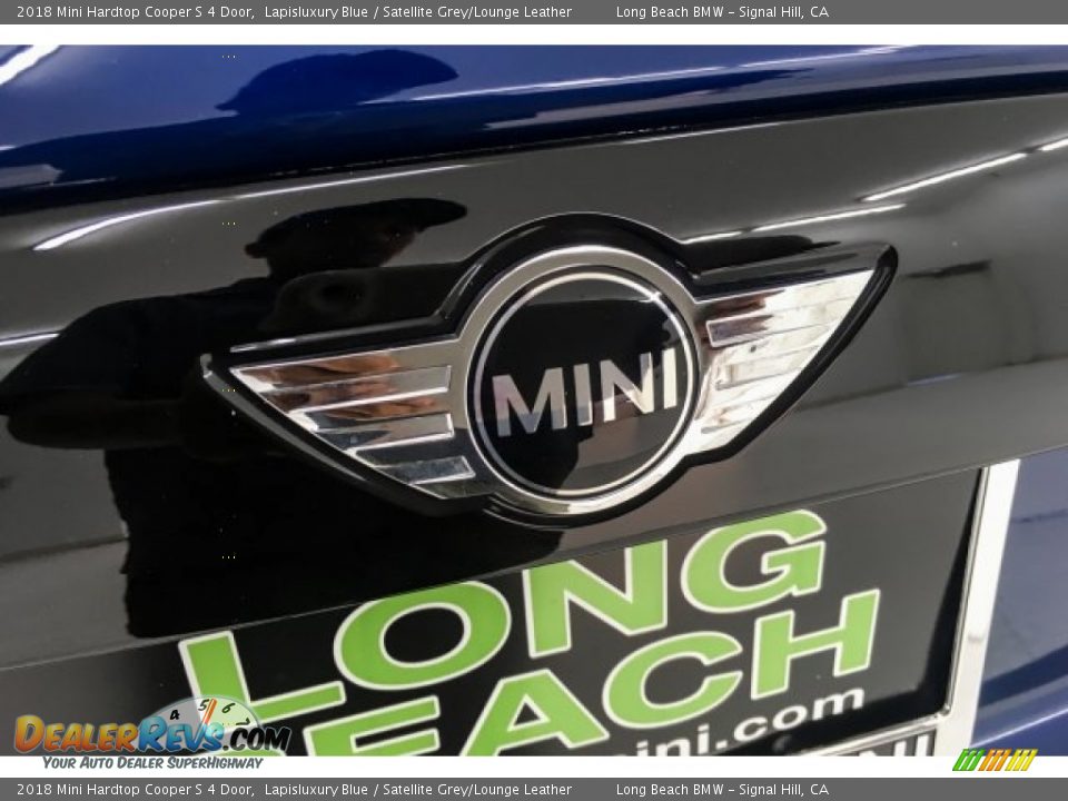 2018 Mini Hardtop Cooper S 4 Door Lapisluxury Blue / Satellite Grey/Lounge Leather Photo #30