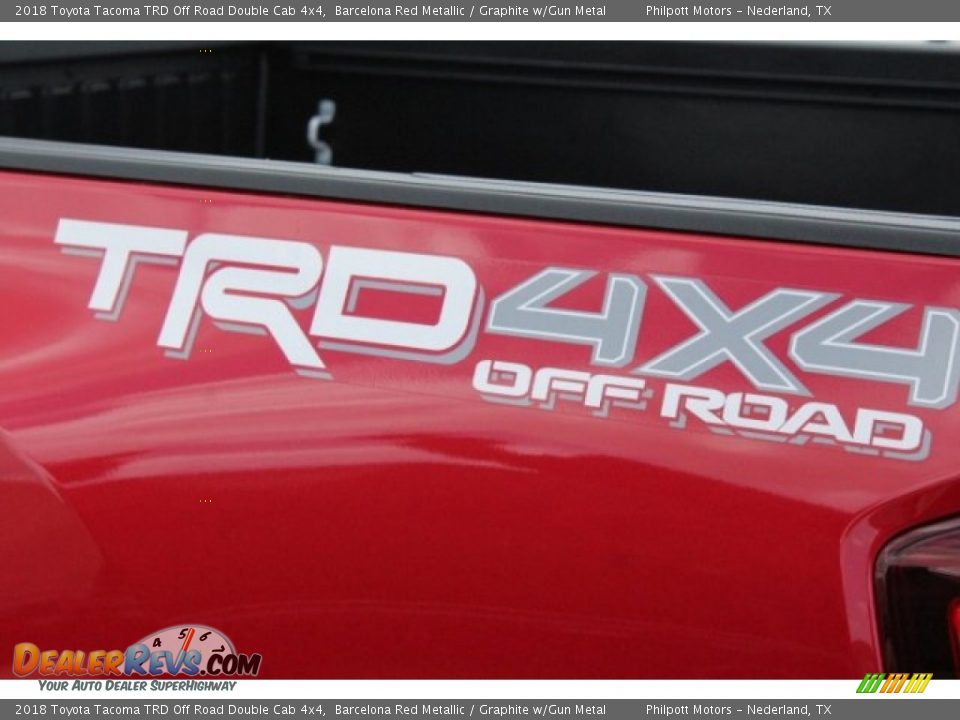 2018 Toyota Tacoma TRD Off Road Double Cab 4x4 Barcelona Red Metallic / Graphite w/Gun Metal Photo #6
