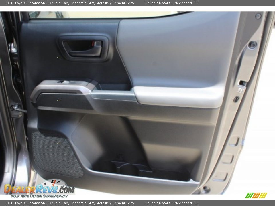 2018 Toyota Tacoma SR5 Double Cab Magnetic Gray Metallic / Cement Gray Photo #26