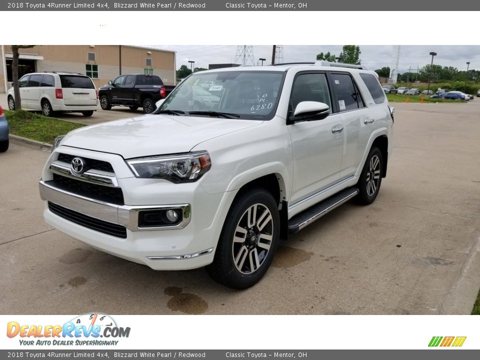 2018 Toyota 4Runner Limited 4x4 Blizzard White Pearl / Redwood Photo #1