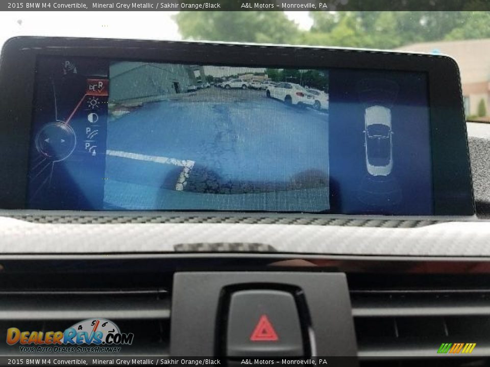 2015 BMW M4 Convertible Mineral Grey Metallic / Sakhir Orange/Black Photo #11