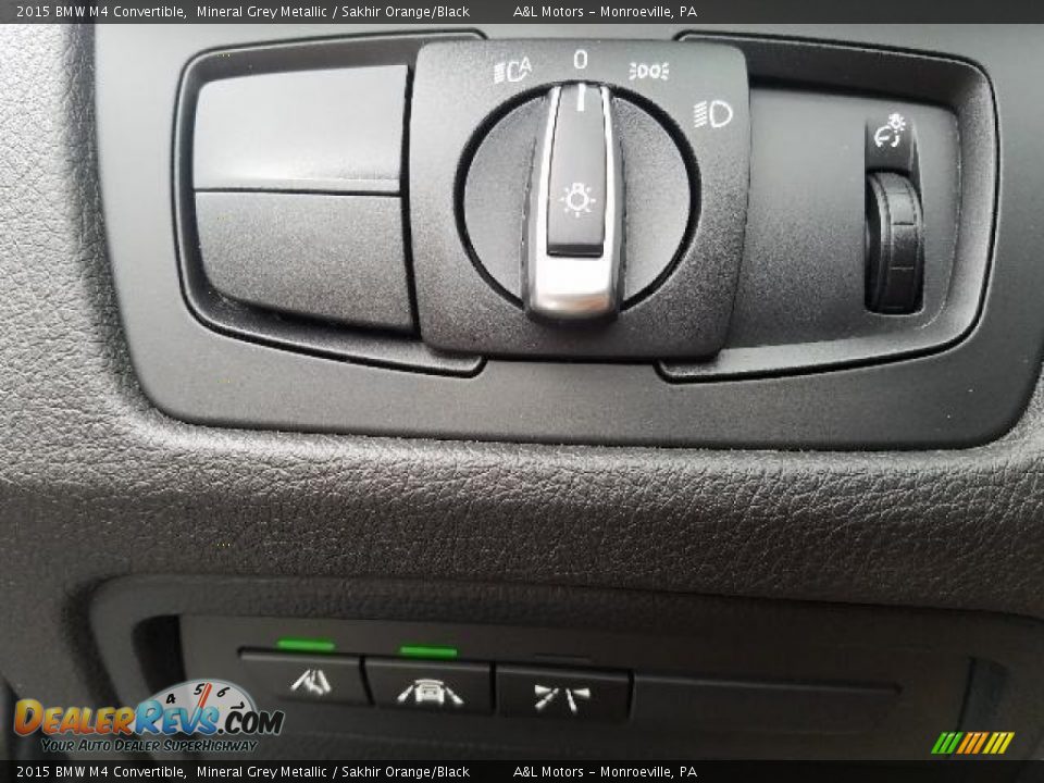 2015 BMW M4 Convertible Mineral Grey Metallic / Sakhir Orange/Black Photo #15