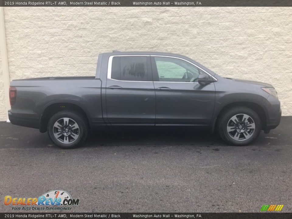 2019 Honda Ridgeline RTL-T AWD Modern Steel Metallic / Black Photo #3
