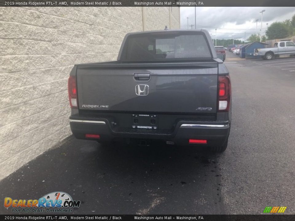 2019 Honda Ridgeline RTL-T AWD Modern Steel Metallic / Black Photo #5