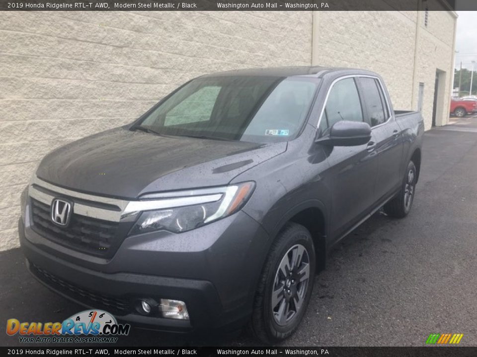 2019 Honda Ridgeline RTL-T AWD Modern Steel Metallic / Black Photo #8