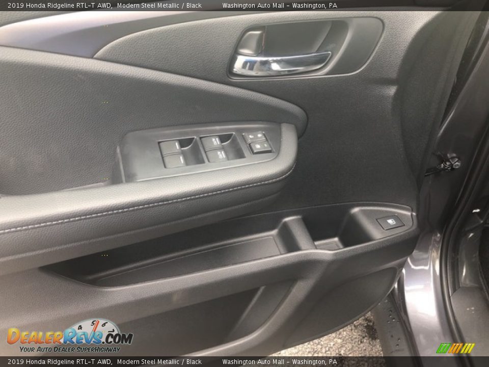 2019 Honda Ridgeline RTL-T AWD Modern Steel Metallic / Black Photo #11