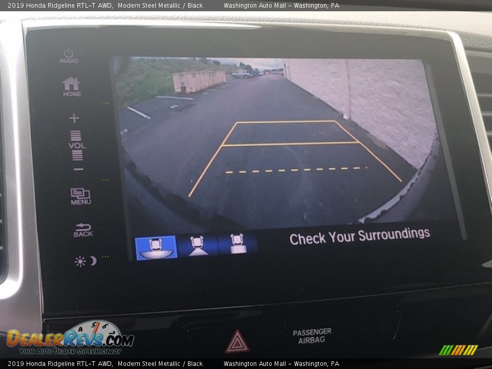 2019 Honda Ridgeline RTL-T AWD Modern Steel Metallic / Black Photo #17