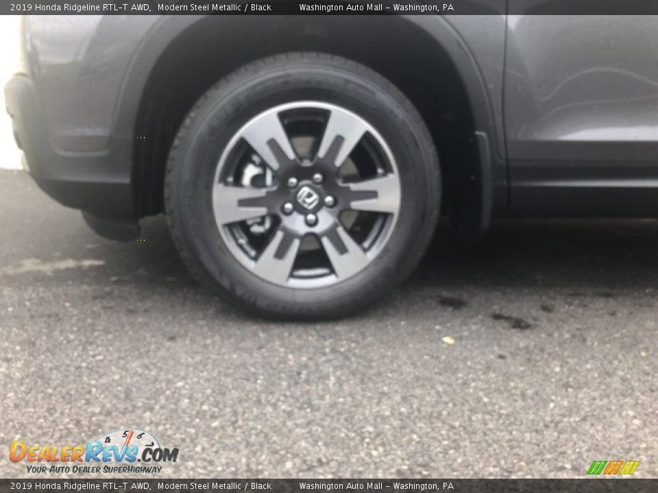 2019 Honda Ridgeline RTL-T AWD Modern Steel Metallic / Black Photo #28