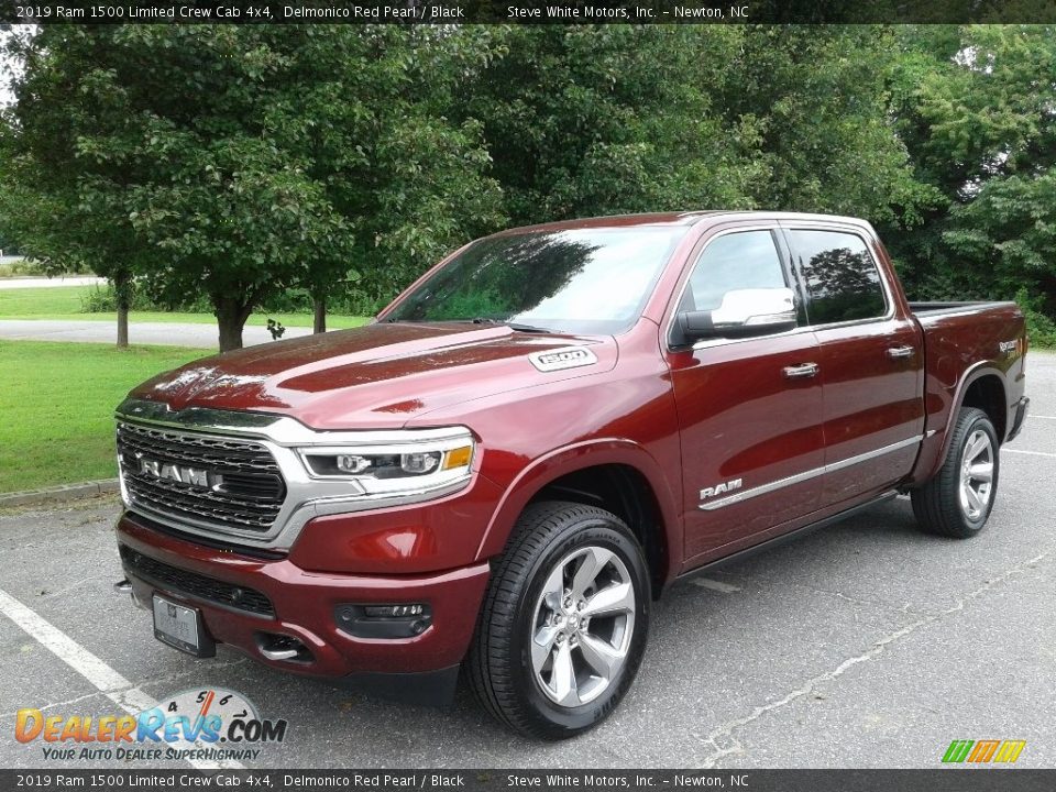 2019 Ram 1500 Limited Crew Cab 4x4 Delmonico Red Pearl / Black Photo #2