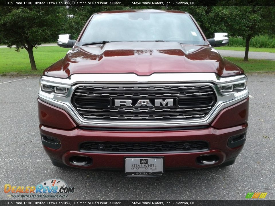 2019 Ram 1500 Limited Crew Cab 4x4 Delmonico Red Pearl / Black Photo #3