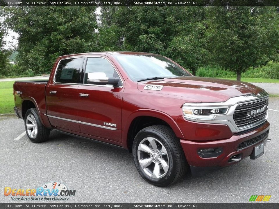 2019 Ram 1500 Limited Crew Cab 4x4 Delmonico Red Pearl / Black Photo #4