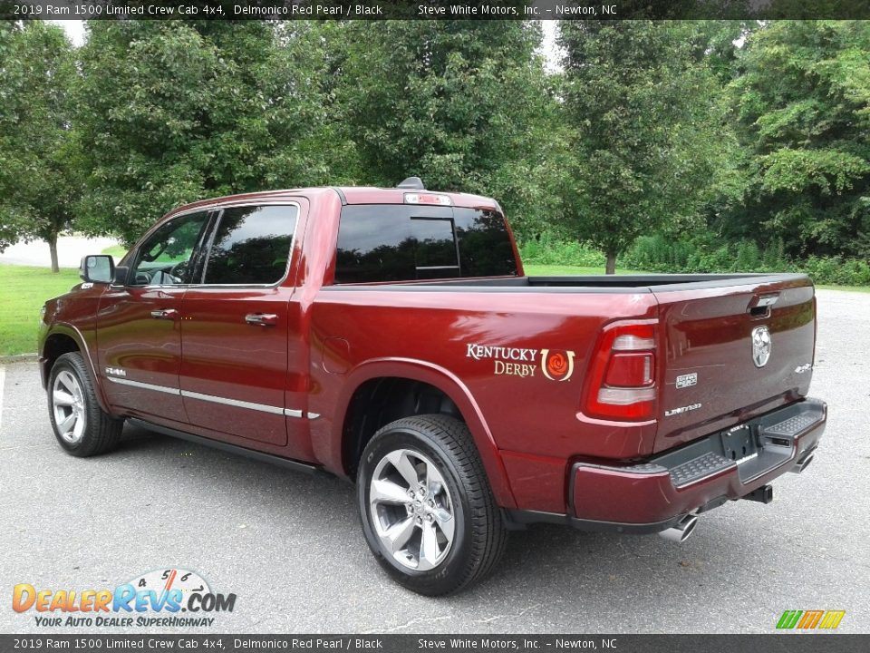 2019 Ram 1500 Limited Crew Cab 4x4 Delmonico Red Pearl / Black Photo #8