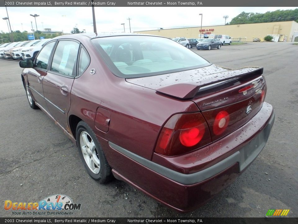 2003 Chevrolet Impala LS Berry Red Metallic / Medium Gray Photo #2