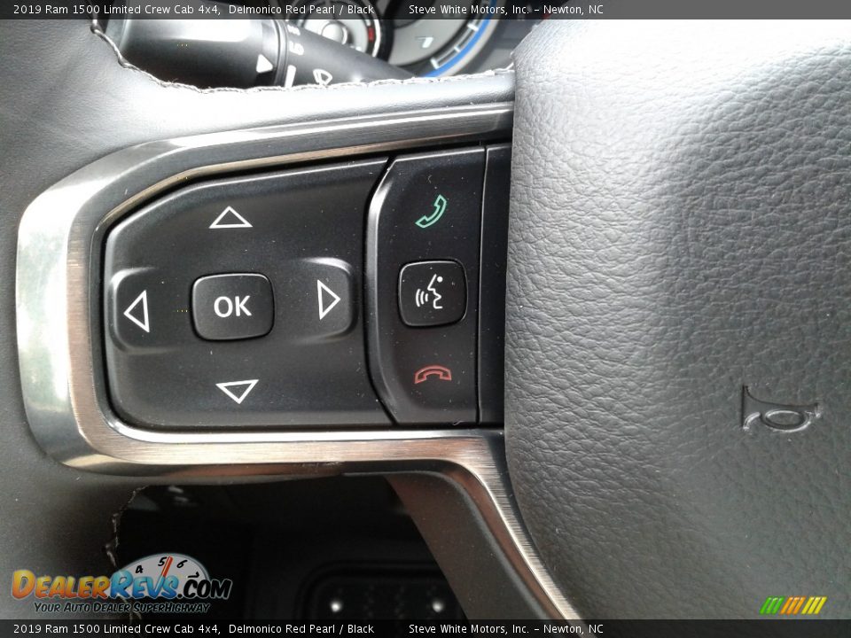 2019 Ram 1500 Limited Crew Cab 4x4 Delmonico Red Pearl / Black Photo #19