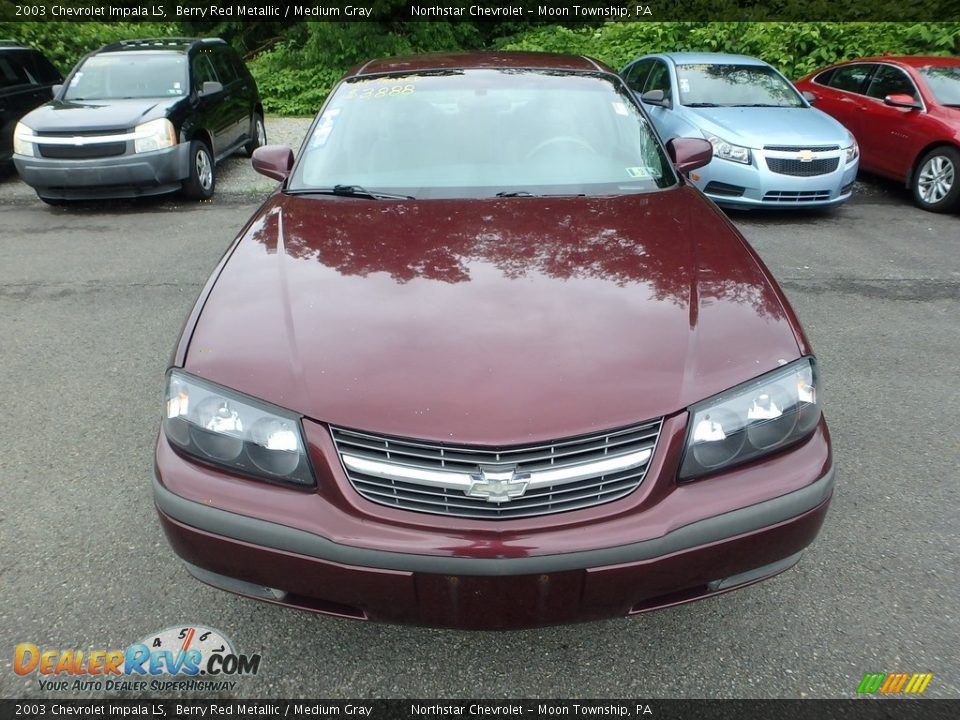 2003 Chevrolet Impala LS Berry Red Metallic / Medium Gray Photo #6