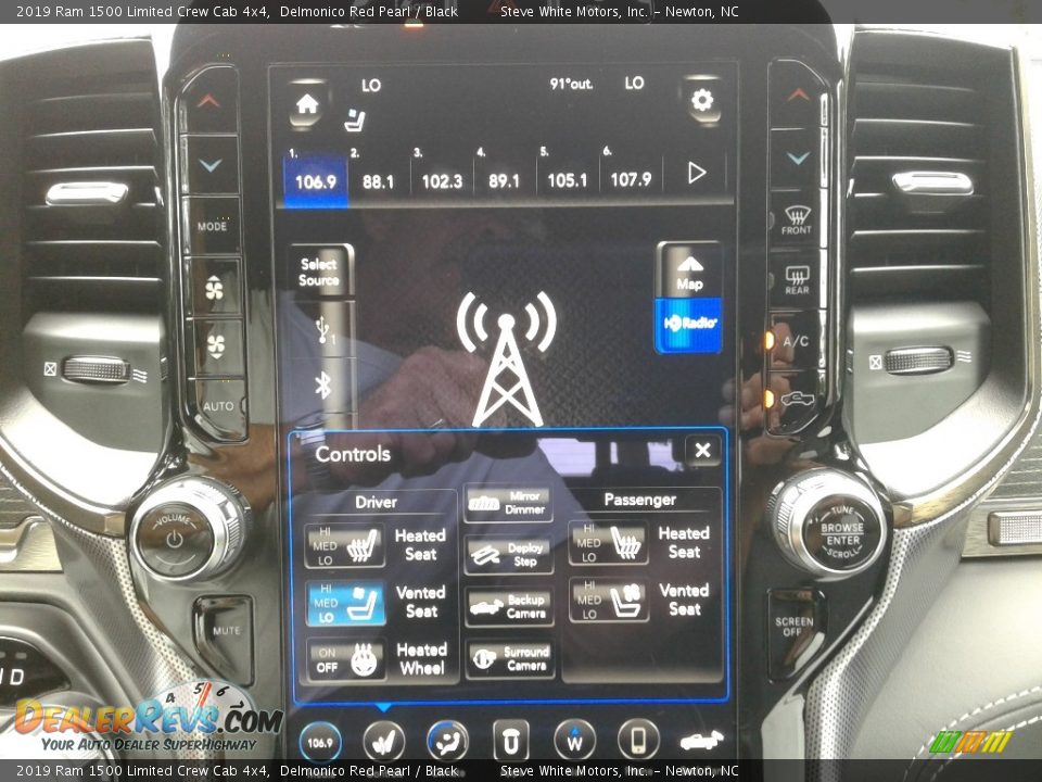 2019 Ram 1500 Limited Crew Cab 4x4 Delmonico Red Pearl / Black Photo #24