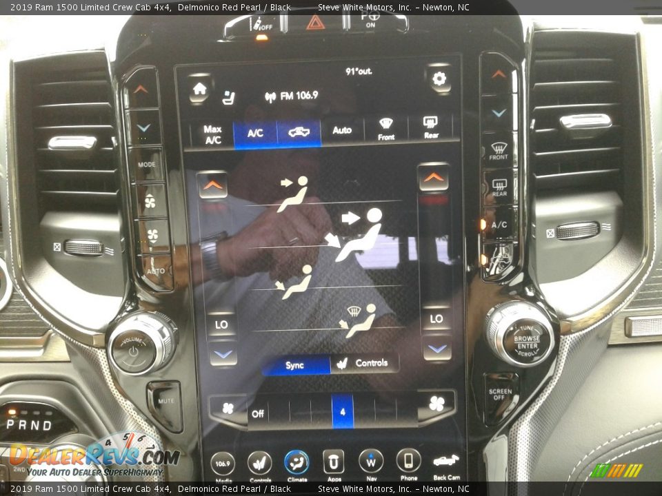 2019 Ram 1500 Limited Crew Cab 4x4 Delmonico Red Pearl / Black Photo #25