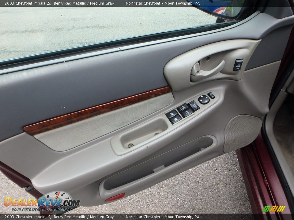 2003 Chevrolet Impala LS Berry Red Metallic / Medium Gray Photo #11