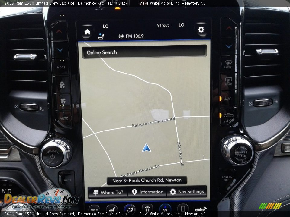 2019 Ram 1500 Limited Crew Cab 4x4 Delmonico Red Pearl / Black Photo #26