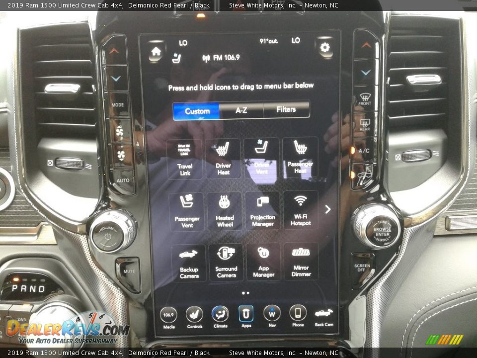 2019 Ram 1500 Limited Crew Cab 4x4 Delmonico Red Pearl / Black Photo #27