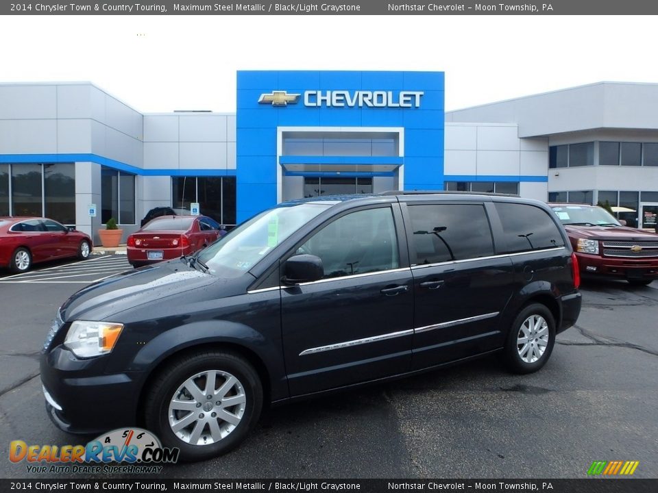 2014 Chrysler Town & Country Touring Maximum Steel Metallic / Black/Light Graystone Photo #1