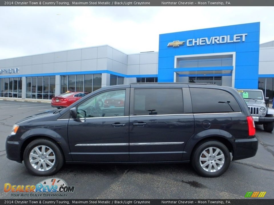 2014 Chrysler Town & Country Touring Maximum Steel Metallic / Black/Light Graystone Photo #3