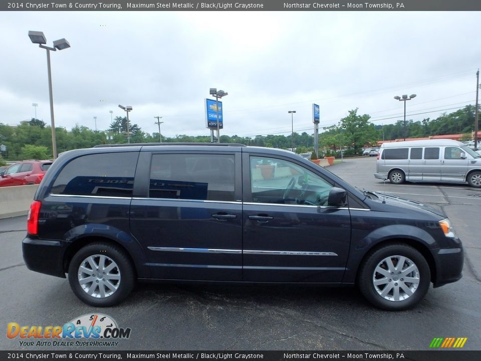 2014 Chrysler Town & Country Touring Maximum Steel Metallic / Black/Light Graystone Photo #10