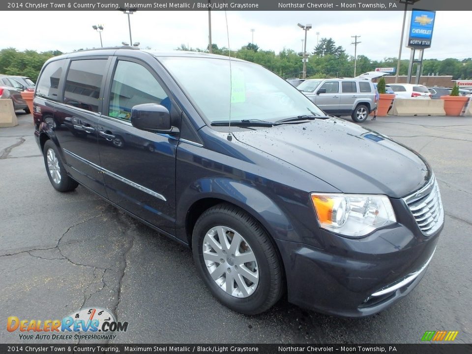 2014 Chrysler Town & Country Touring Maximum Steel Metallic / Black/Light Graystone Photo #11