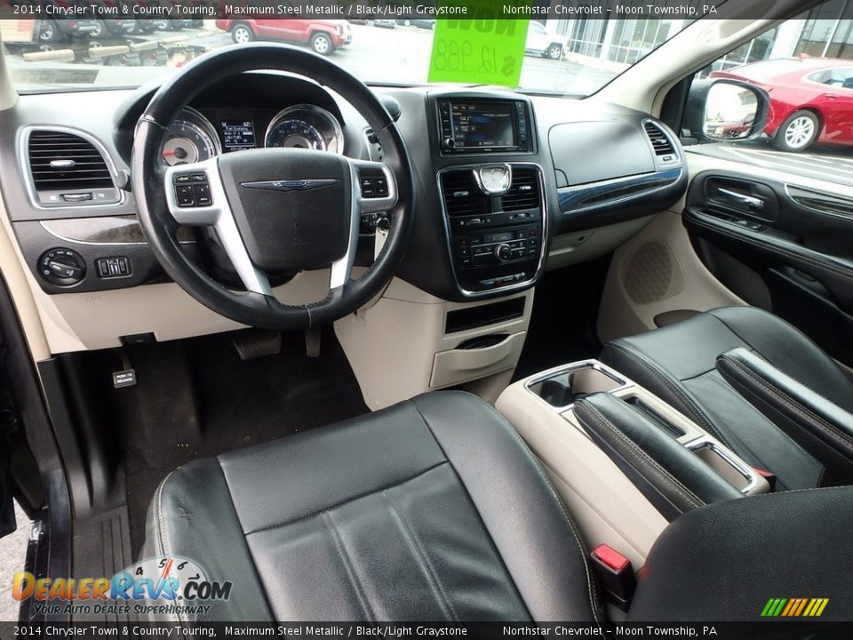 2014 Chrysler Town & Country Touring Maximum Steel Metallic / Black/Light Graystone Photo #24