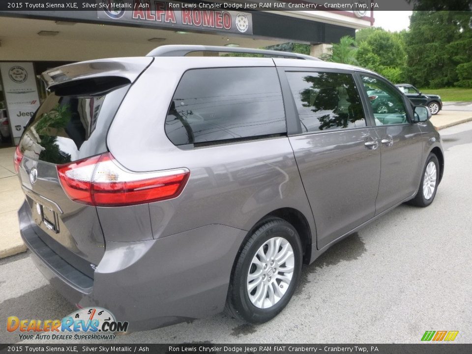 2015 Toyota Sienna XLE Silver Sky Metallic / Ash Photo #2