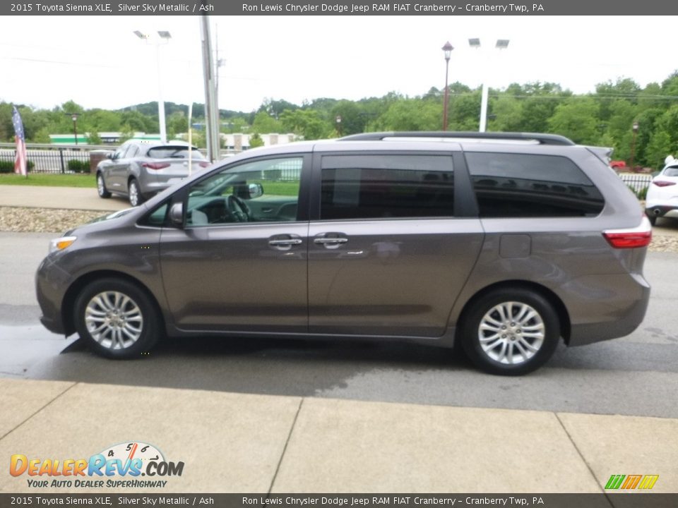 2015 Toyota Sienna XLE Silver Sky Metallic / Ash Photo #6