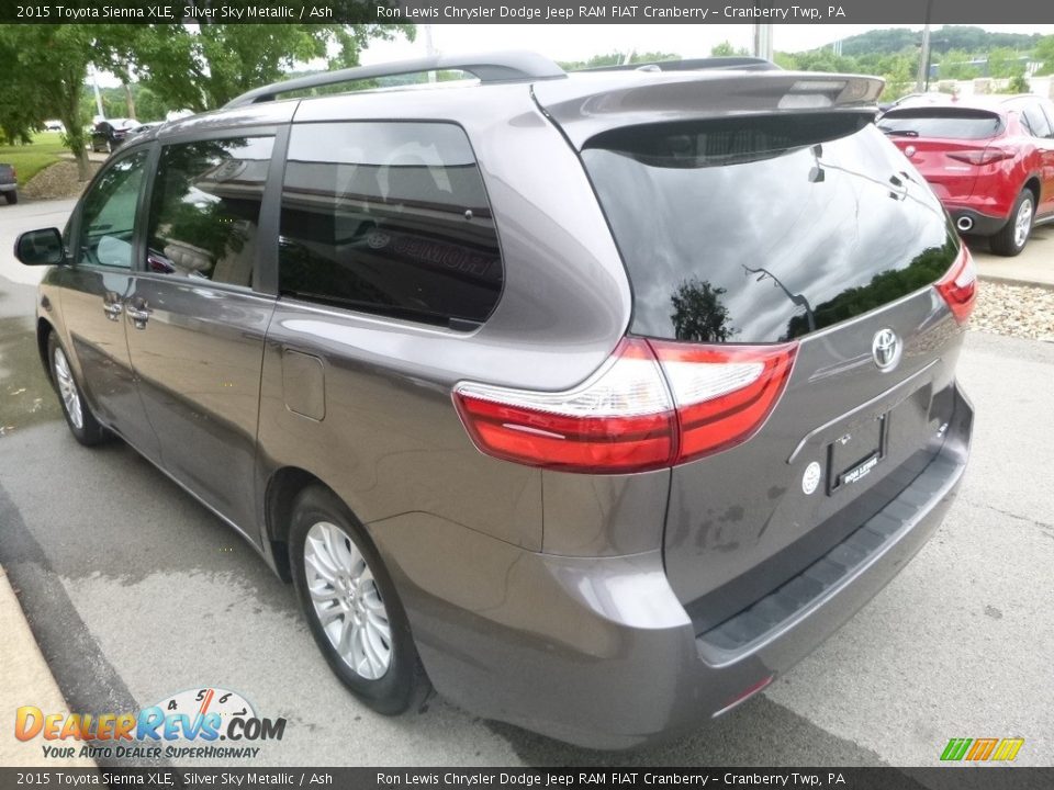 2015 Toyota Sienna XLE Silver Sky Metallic / Ash Photo #7