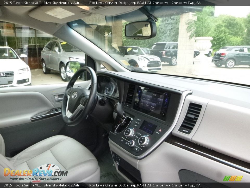2015 Toyota Sienna XLE Silver Sky Metallic / Ash Photo #11