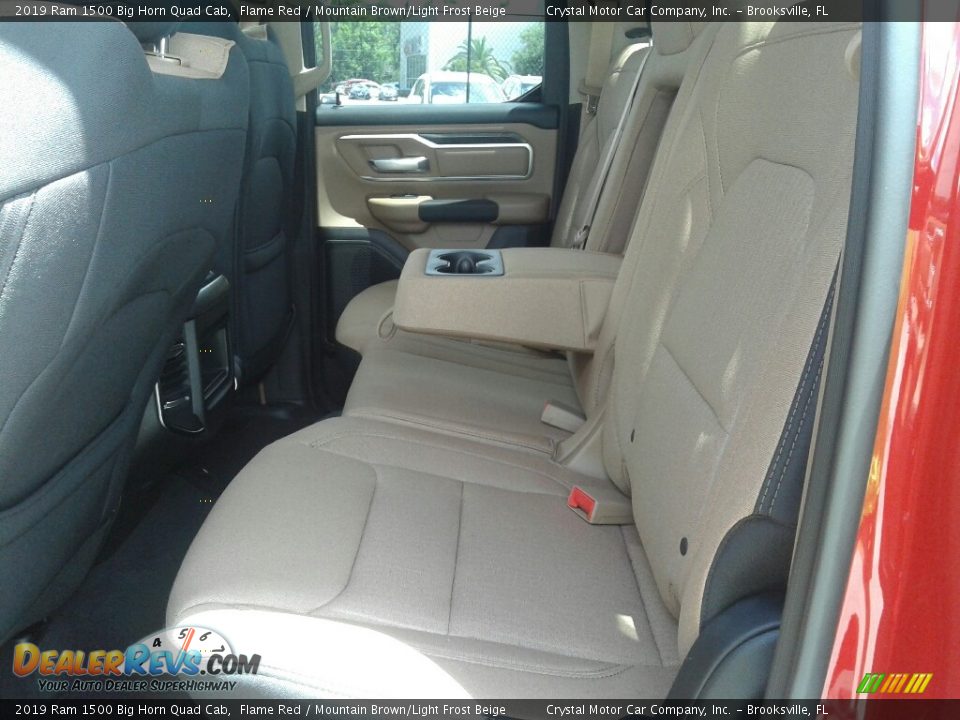 Rear Seat of 2019 Ram 1500 Big Horn Quad Cab Photo #10
