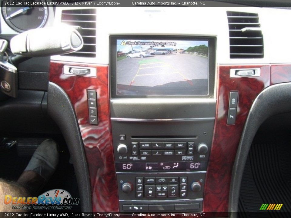 2012 Cadillac Escalade Luxury AWD Black Raven / Ebony/Ebony Photo #16