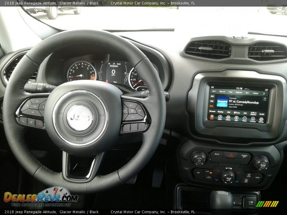 2018 Jeep Renegade Altitude Glacier Metallic / Black Photo #13