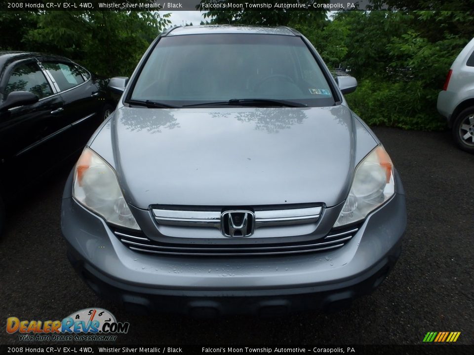 2008 Honda CR-V EX-L 4WD Whistler Silver Metallic / Black Photo #5
