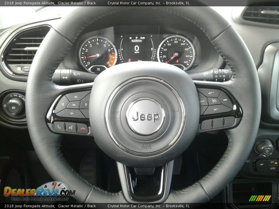 2018 Jeep Renegade Altitude Glacier Metallic / Black Photo #14