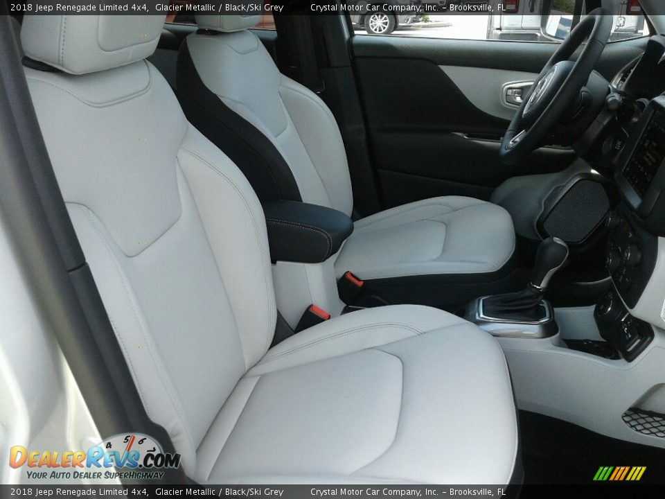 2018 Jeep Renegade Limited 4x4 Glacier Metallic / Black/Ski Grey Photo #12