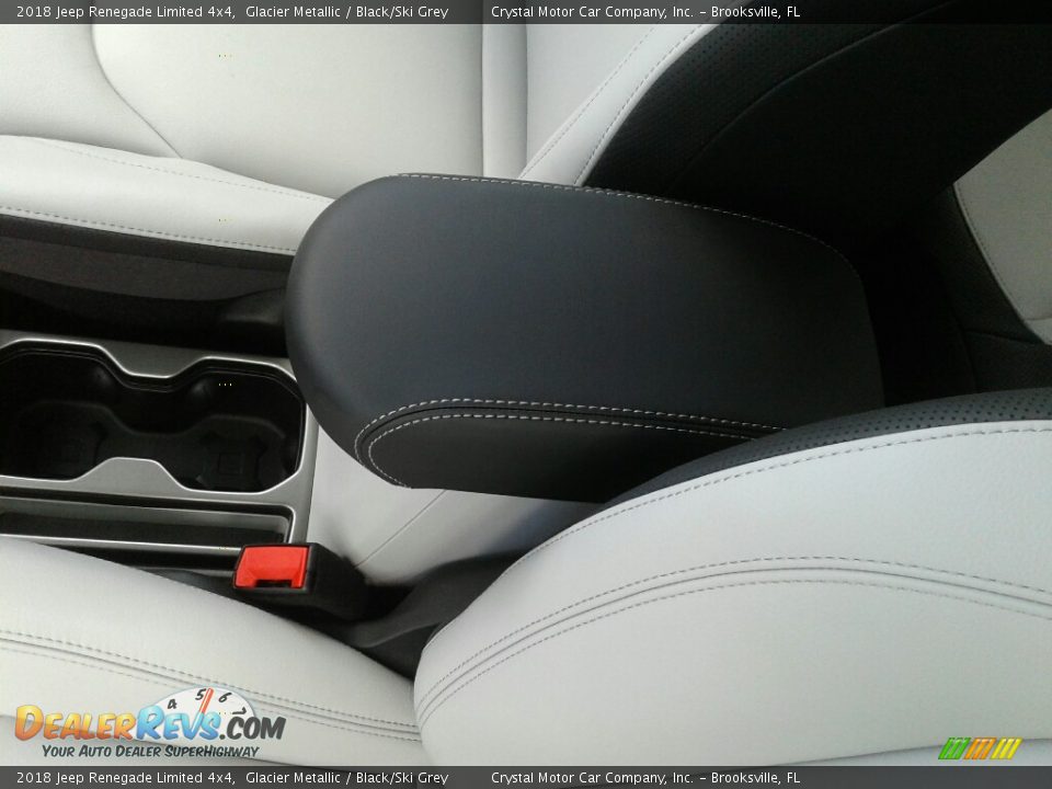 2018 Jeep Renegade Limited 4x4 Glacier Metallic / Black/Ski Grey Photo #18