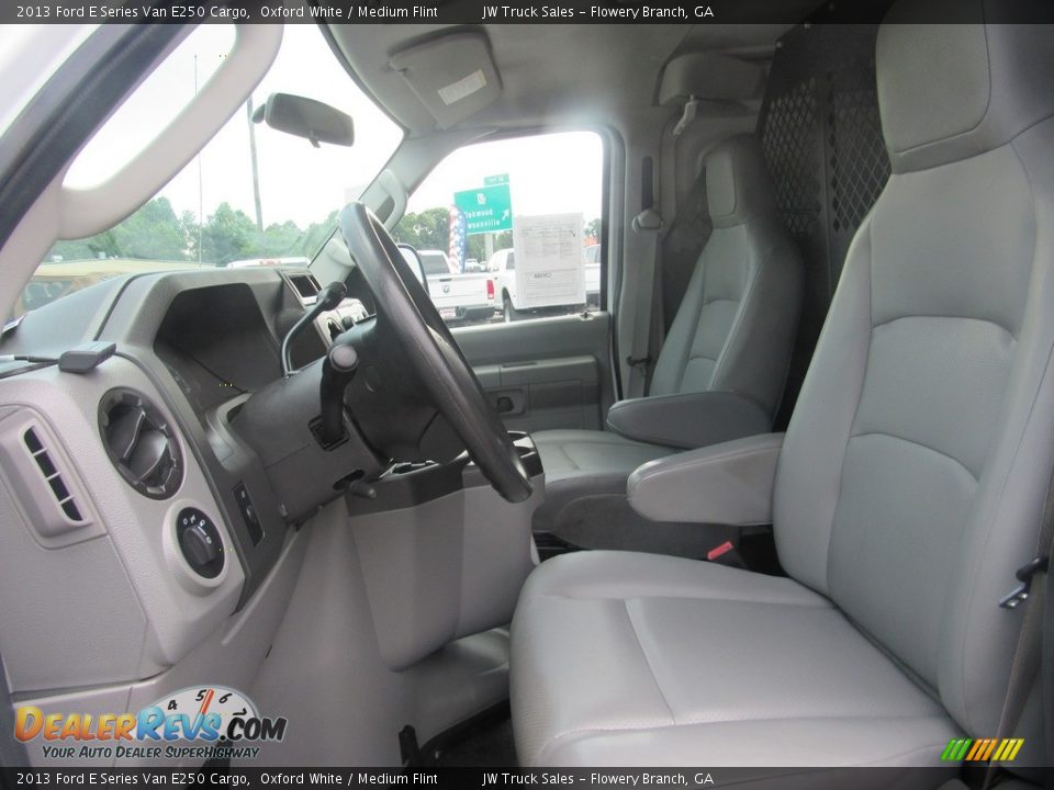2013 Ford E Series Van E250 Cargo Oxford White / Medium Flint Photo #27